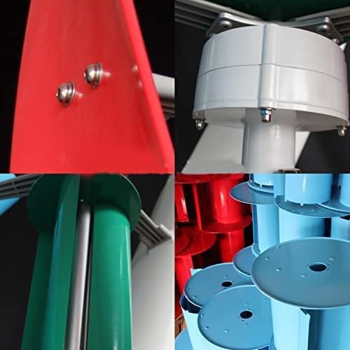 Vertical Wind Power Turbine Generator,9000W 3 Blades Vertical Axi Wind Turbines+ Wind Controller, for Home Horizontal Wind Turbines