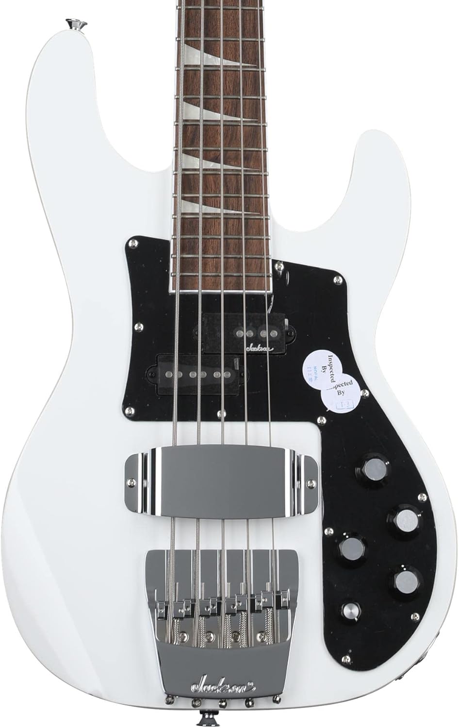 Jackson X Series 5-String Concert Bass CBXNT DX V, Snow White, Laurel Fingerboard