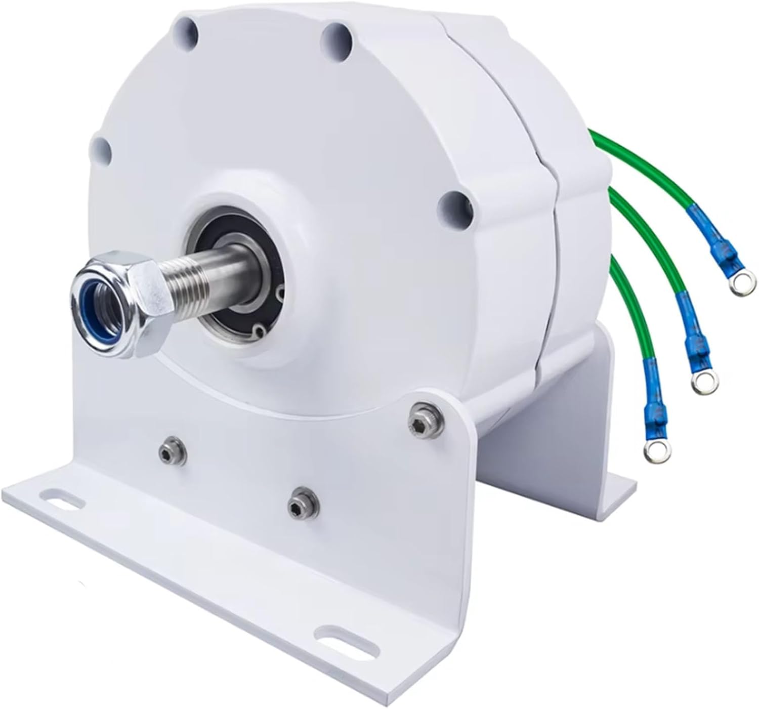 1000W-5000W 750 RPM Three Phase Alternator Permanent Magnet Generator, 12V-220V Electric Three Phase Alternator for Vertical or Horizontal Wind Turbine Generator