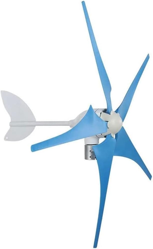 5 Blades Wind Turbine Generator, 12V/24V/48V Wind Turbine Kit, 400W Wind Power Generator with Controller Suitable for Terrace, Marine, Motor Home, Chalet, Boat
