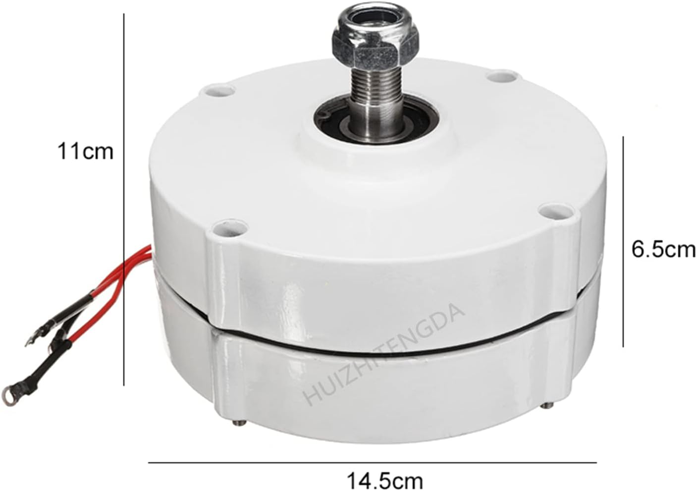10000W Wind Generator 48V Kit Permanent Magnet Generator Gearless, 12V 24V 48V 220V for Wind Turbine Water Turbine Hydroelectric Generator (with Base)