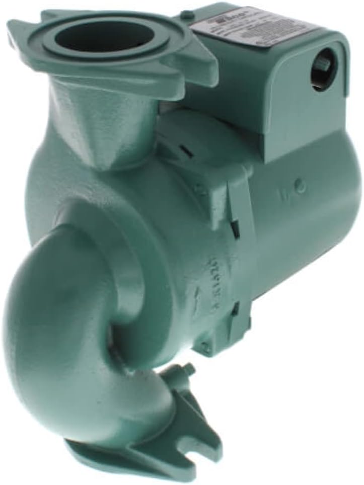 Taco 1/6 HP Cast Iron In Line, Mechanical Seal, Ball Bearing Hot Water Circulator Pump - 2400-30-3P