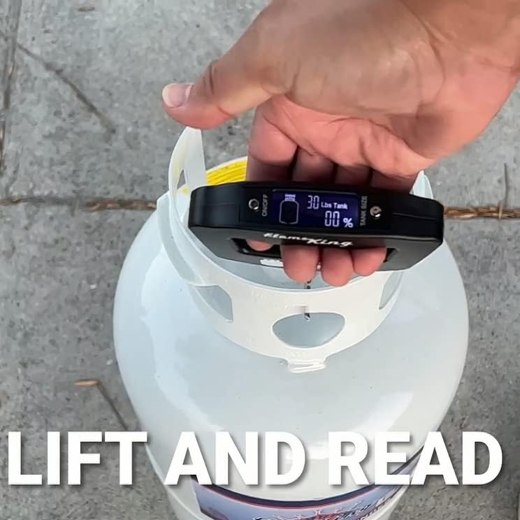 Flame King Smokeless Portable Propane Fire Pit Bowl, 19 inches, 58K BTU with Propane Grip Scale, Self Igniter, Cover, & Carry Straps for RV, Camping, & Outdoor Living