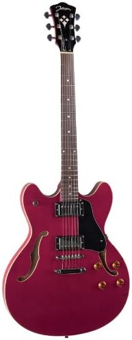 Johnson JS-500-RC Grooveyard Electric Guitar, Cherry Red