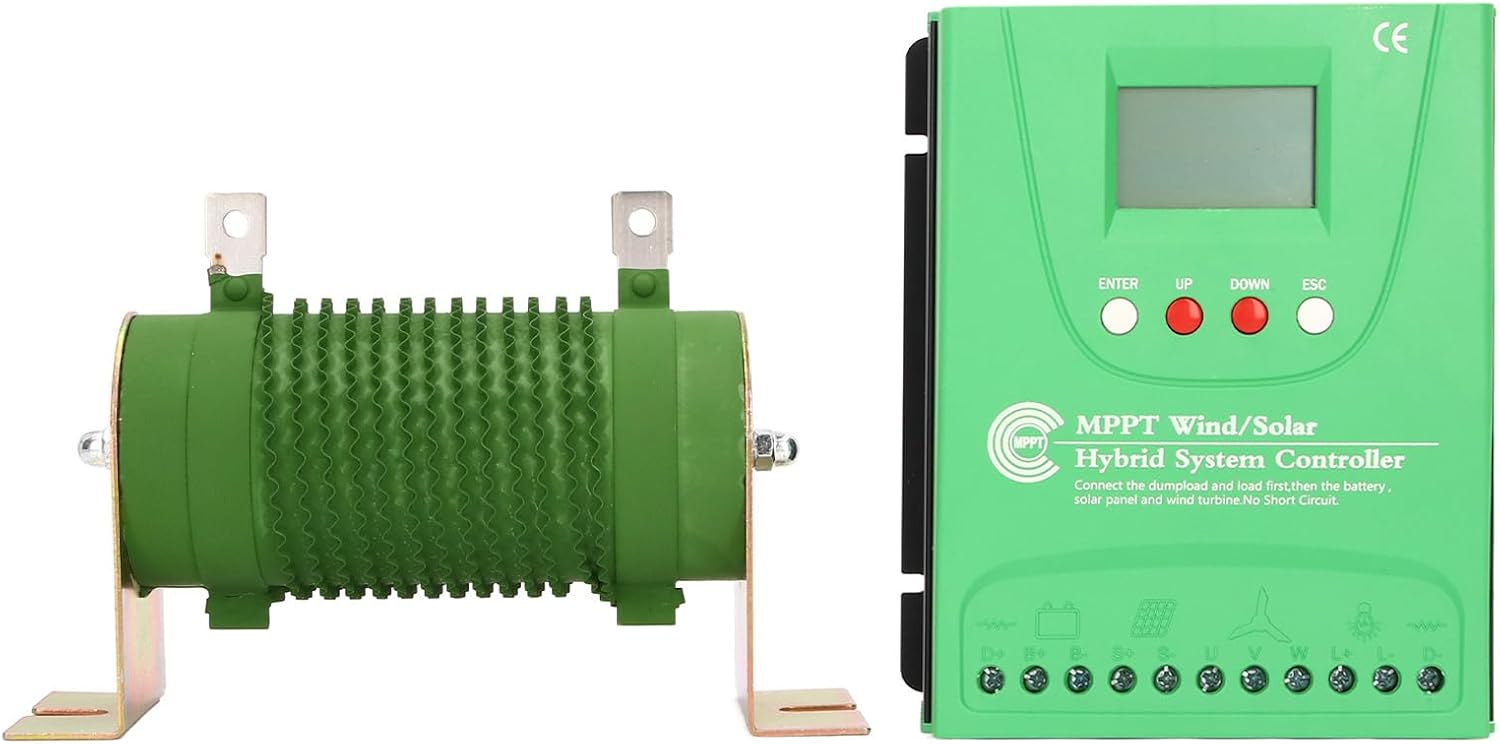 12V 24V Wind Solar Hybrid Charge Controller with LCD Display MPPT Boost Charge Wind Solar Controller (GPI6060)