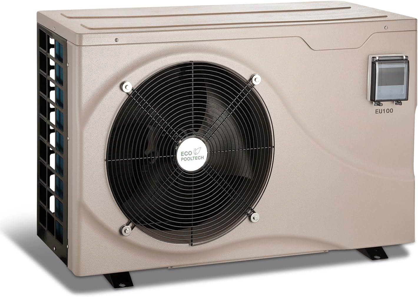 Inverter Pool Heaters for Inground Pools, Max 38864BTU/hr, Up to 10000 gallons Electric Pool Heater for Above Ground Swimming Pool Heating and Cooling Pool Heater Pumps, 208V~230V/60Hz