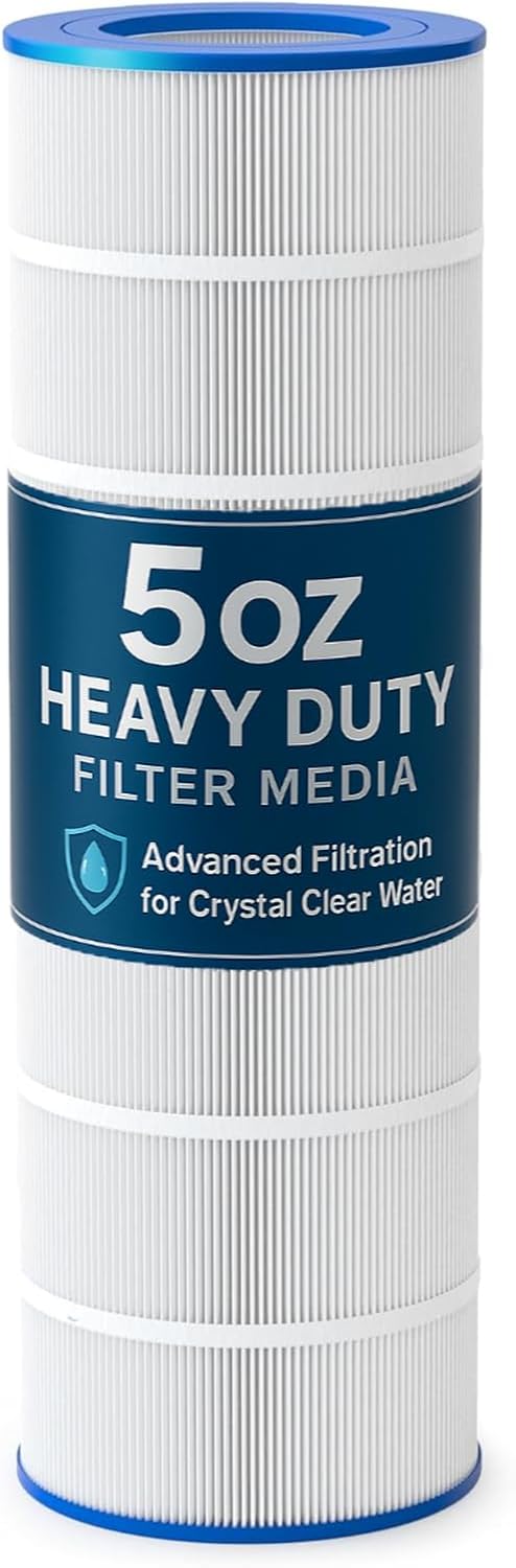 CC200 Pool Filter Cartridges Compatible with Pentair Clean & Clear 200, Heavy Duty 5oz Fabric for Superior Filtration & Durability, Replace Pleatco PAP200, 173201, R173217
