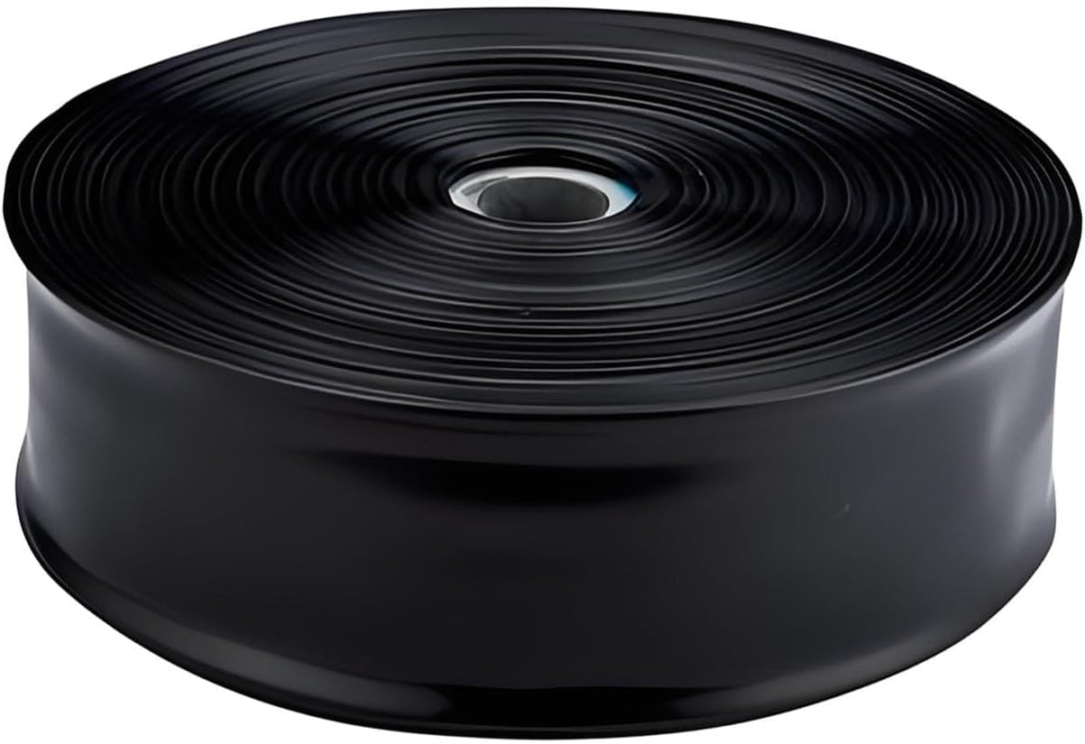 Black PE Backwash Hose for Swimming Pools, Heavy Duty Discharge Hose Reinforced Pool Drain Hose 100m 1.5inches