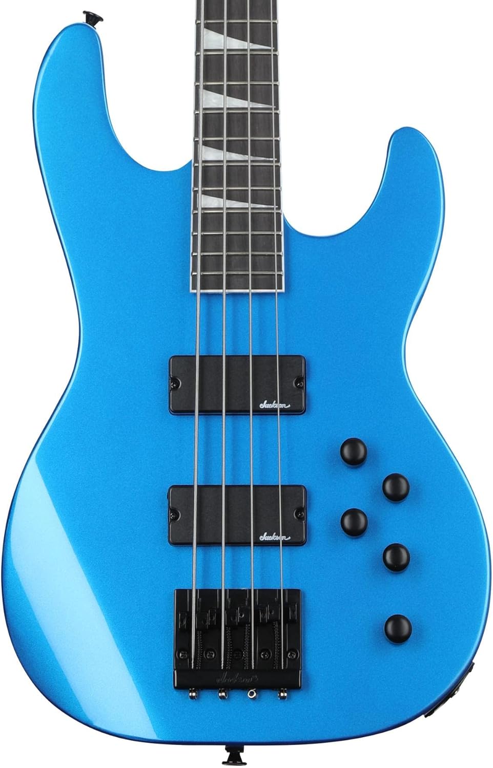 Jackson JS Series Concert Bass JS3, Metallic Blue, Amaranth Fingerboard