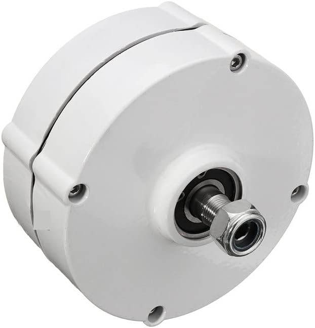 Wind Turbine Generator Kit, Wind Turbine Generator Motor 6000W 12V 24V 3 Phase Gearless Permanent Magnet AC Alternator for Wind Water Turbine Diesel Engine for Hybrid Solar Wind System(24V)