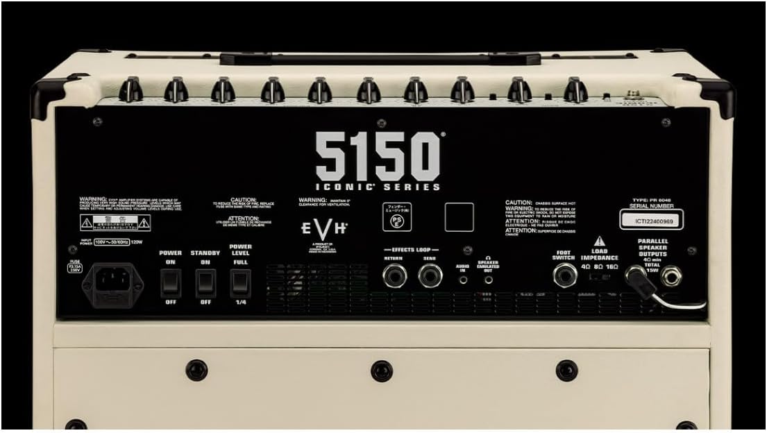 EVH 5150 Iconic Series 15-watt 1 x 10-inch Tube Combo Amp - Ivory