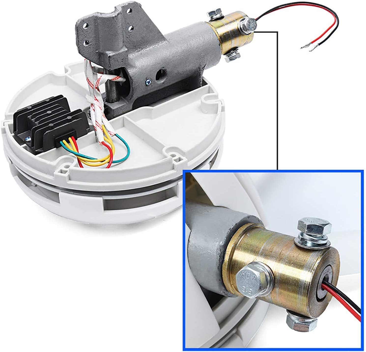 6 Blades Wind Turbines Generator 12 24V Wind Solar Hybrid Wind Generator Kit Household Wind Turbines Generator Kit 3000W