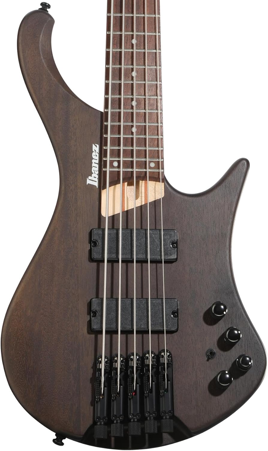 Ibanez Bass Workshop EHB605 5-string Electric Bass Guitar - Walnut Flat