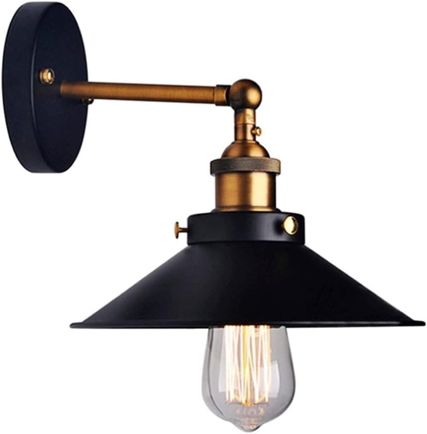 Wall Lighting Fixtures Black Industrial Metal Wall Light Adjustable Swing Arm Wall Sconces V-intage Farmhouse Lighting,Chandelier