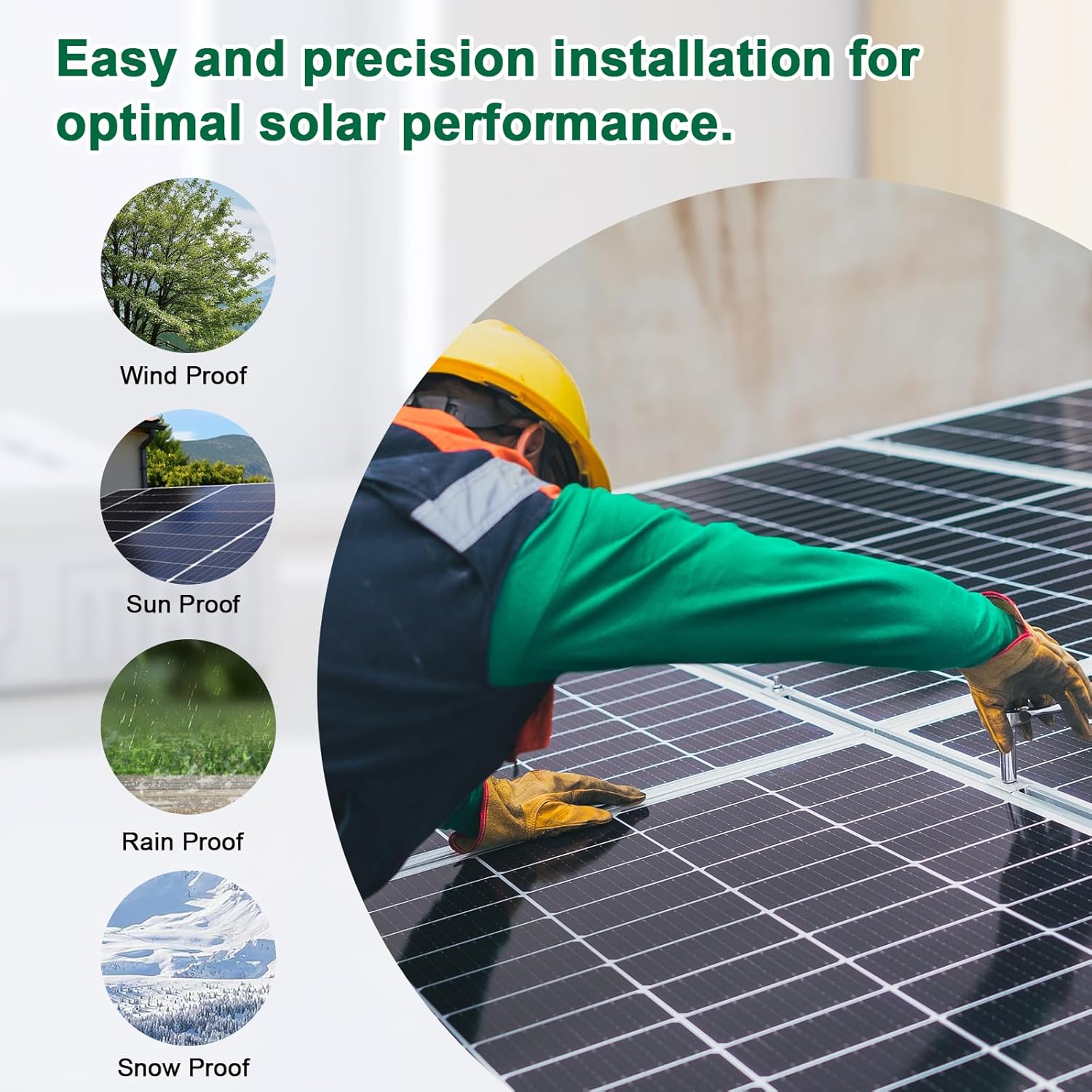 10AWG Solar Cable - 50FT Solar Panel Extension Cord 10 Gauge PV Wire with Flame Retardant Protective Sleeving Female & Male Waterproof Connector for RV, Photovoltaic Systems, Solar Panels (50 Feet)