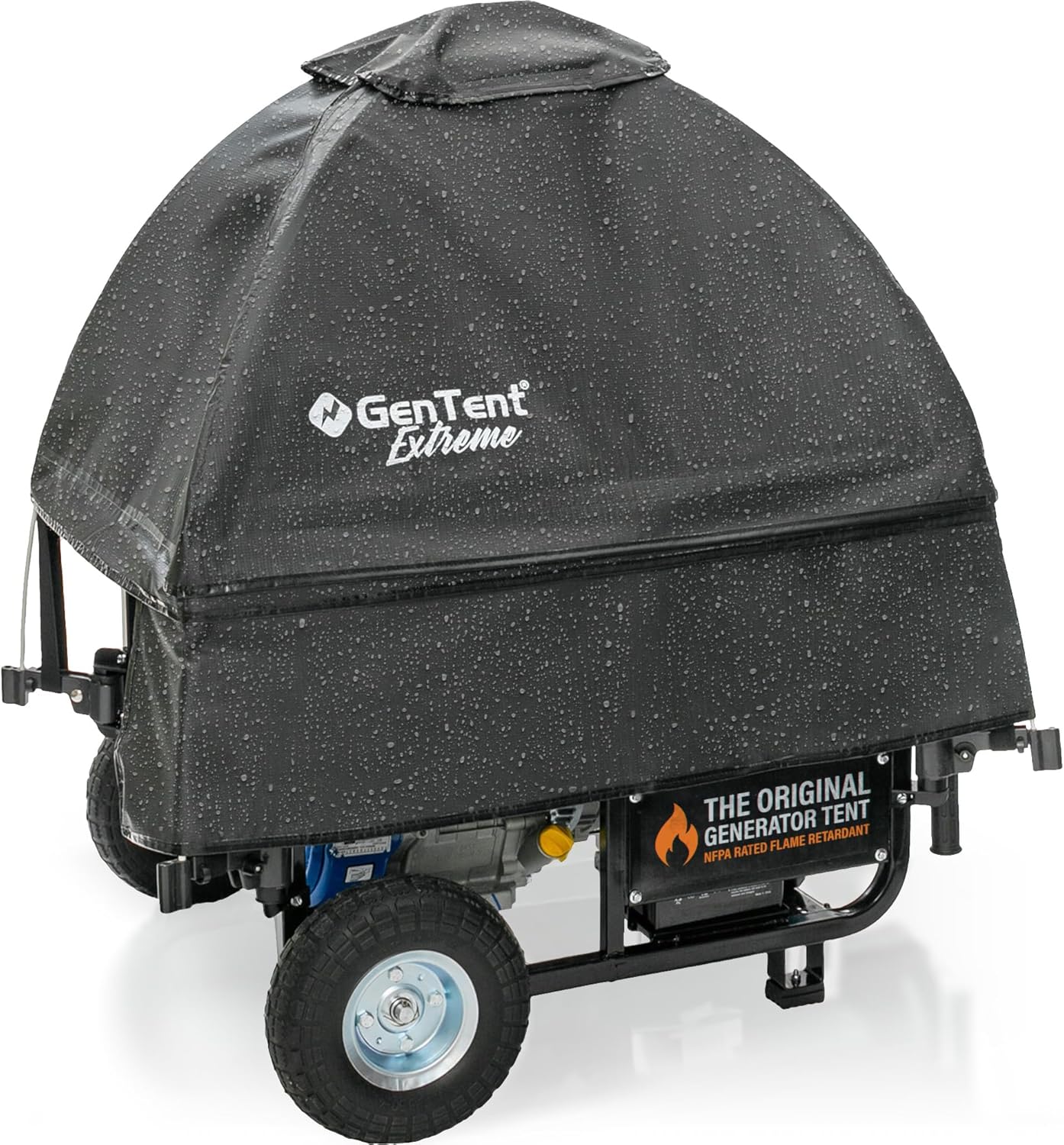 GenTent Generator Running Cover - Universal Kit (Extreme, Black) - for Open Frame Portable Generators