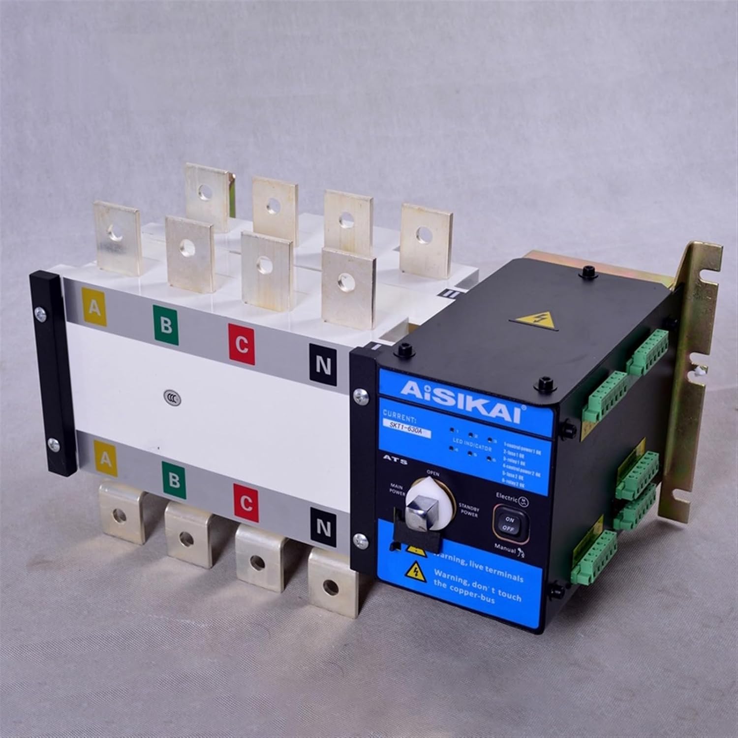 ATS 630A 4P Controller Dual Power Automatic Transfer Switch Teile 220V 380V Elektrische Diesel Generator Panel Board 3Phase