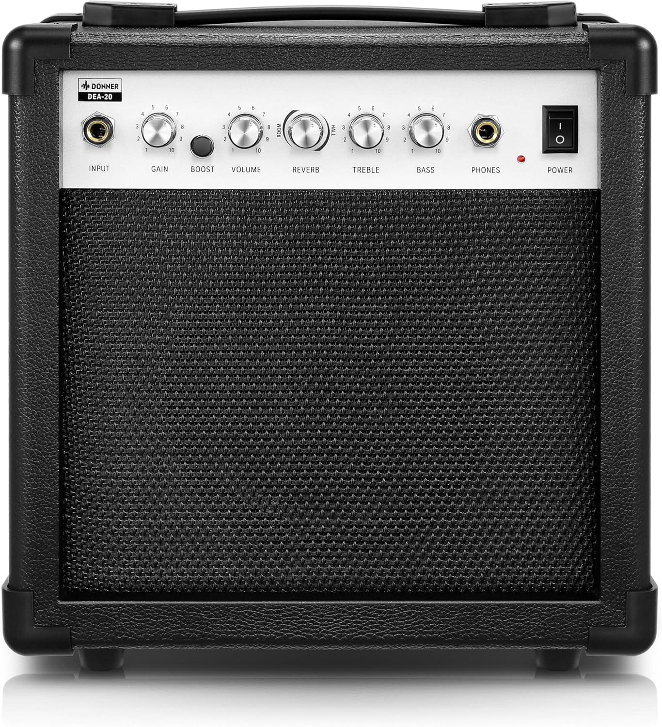 Donner Electric Guitar Amp 20W, DEA-20 Guitar Amplifier with Reverb Effects, Practice Amp with Convenient Clean&Overdrive Switch for Portable
