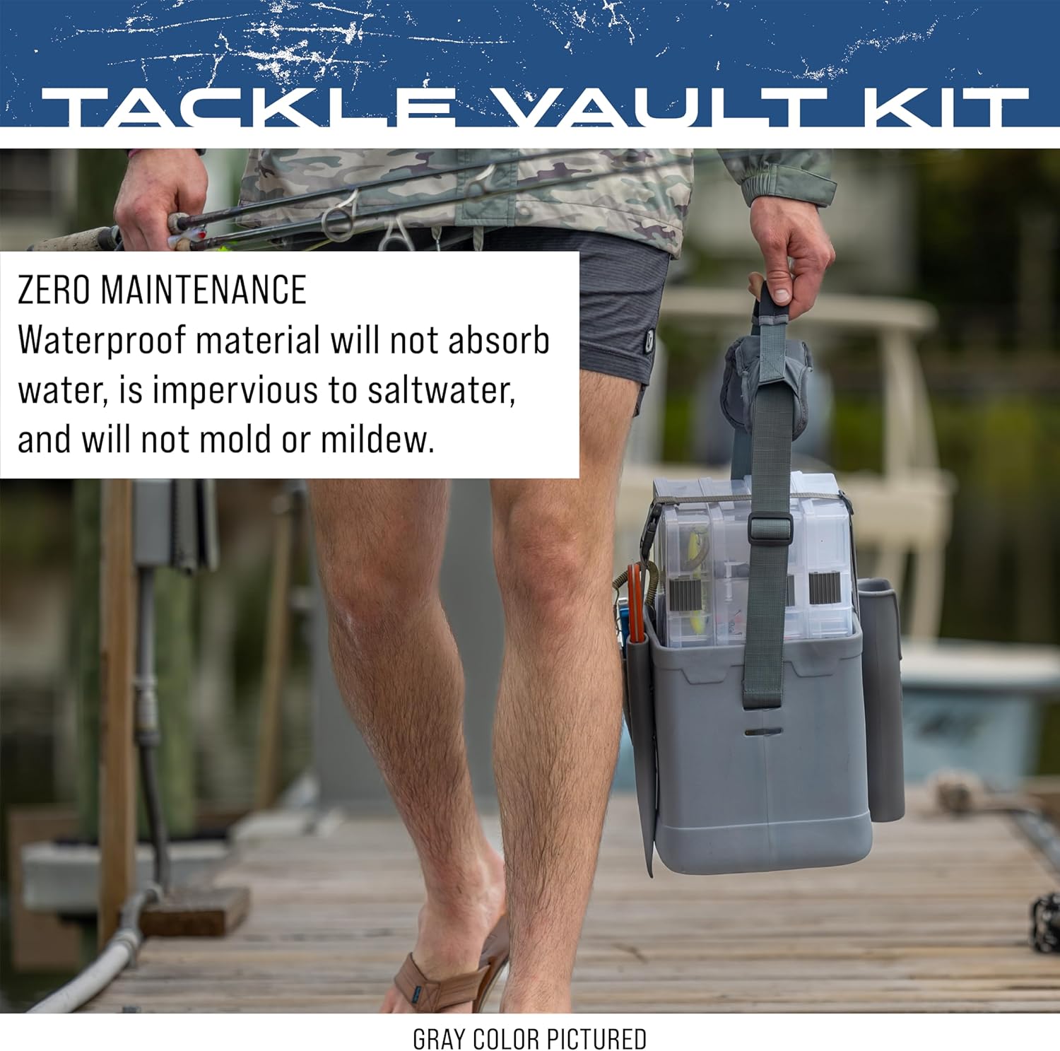 FROGG TOGGS EVA Tackle Vault, Lightweight, Customizable Fishing Tackle Bag