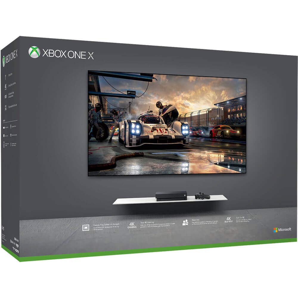 Microsoft Xbox One X 1Tb Console With Wireless Controller: Xbox One X Enhanced, Hdr, Native 4K, Ultra Hd (Discontinued)