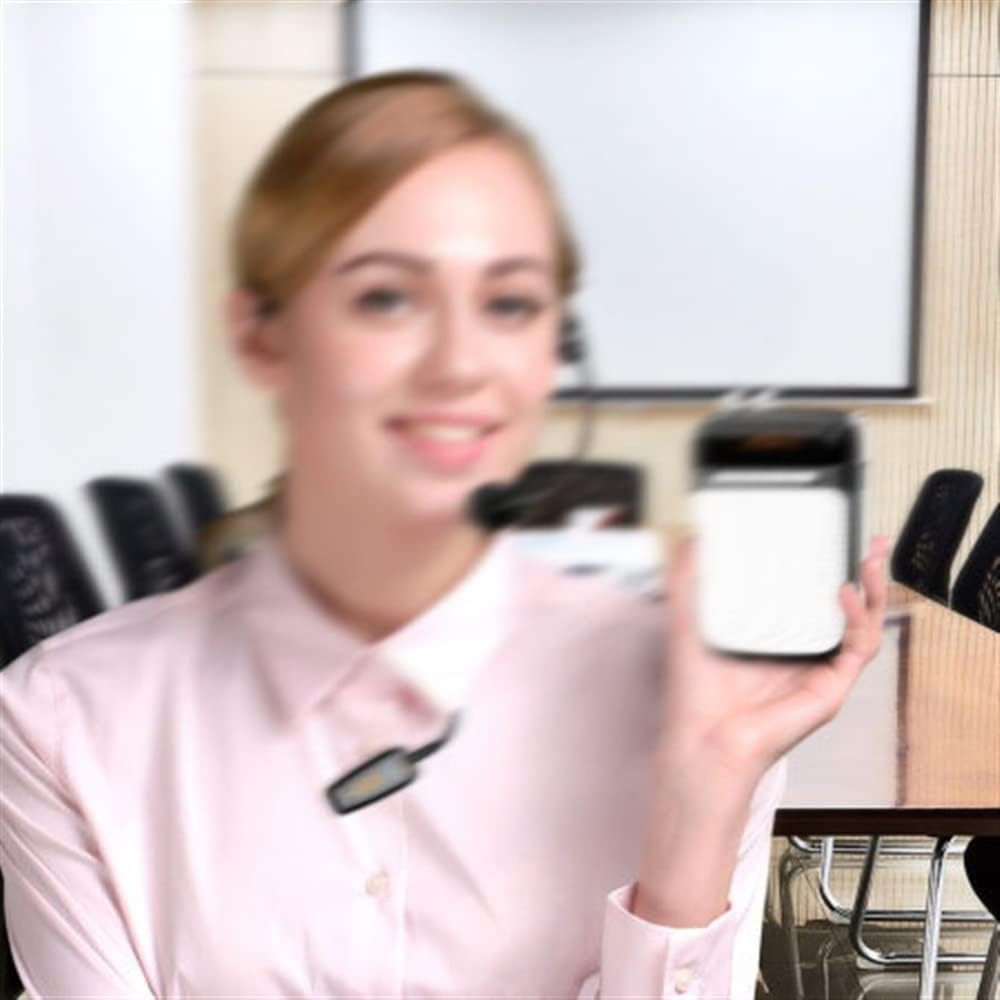 TOEWOE Portable Voice Amplifier for Teacher with Microphone Headset, Personal Speaker for Teachers, Tour Guide, Coaches, Classroom (Color : Pink)