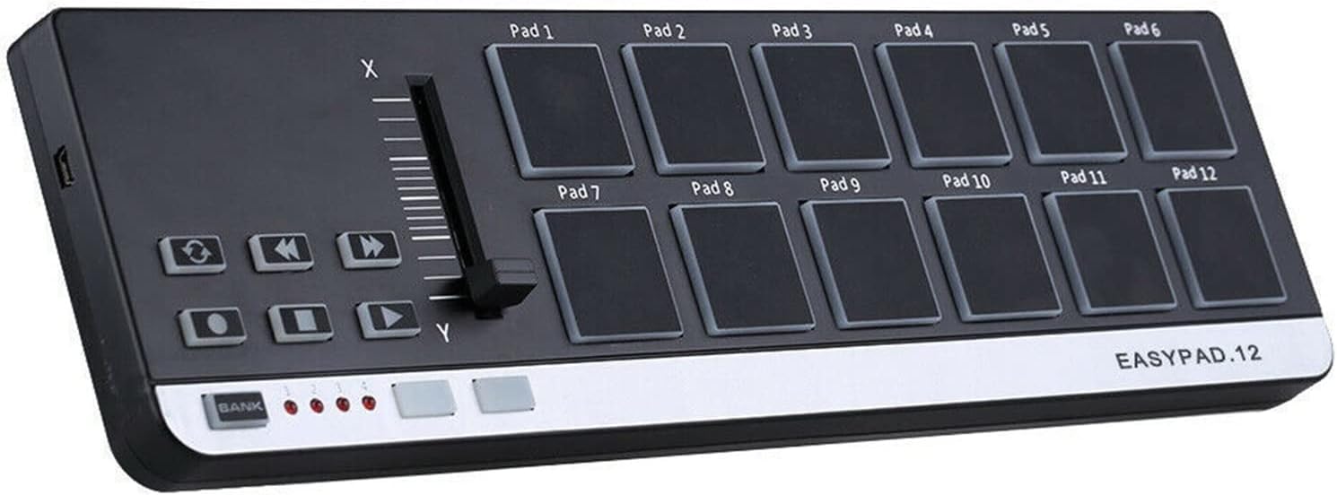 KESHUO Electric Keyboard 12 Professional MIDI Controller Piano Keyboard Drum Interface MIDI Pad Controller