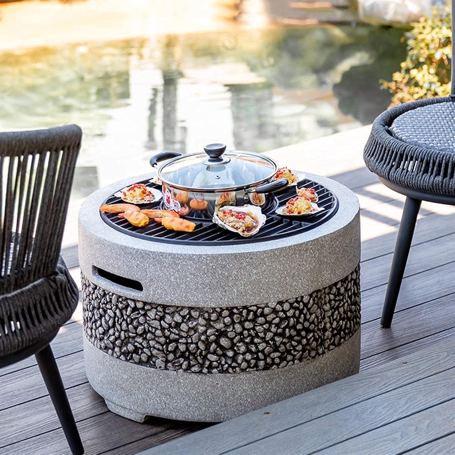 Outdoor Fire Pit 55.5cm/21.9