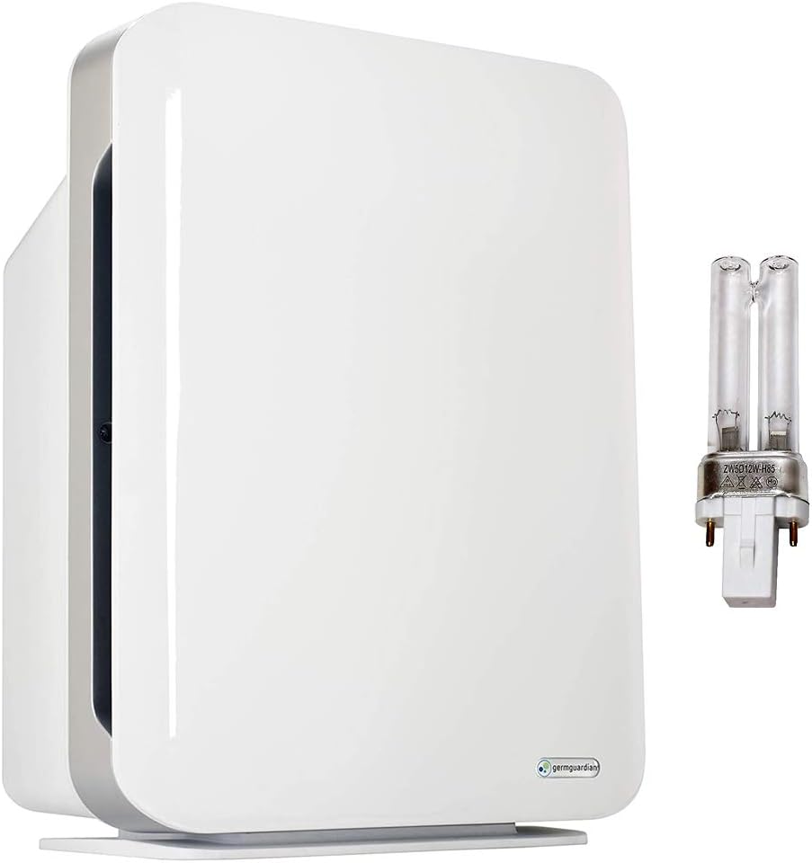 GermGuardian Air Purifier 4 in 1,High CADR True HEPA Filter with GermGuardian LB4000 Genuine UV-C Replacement Bulb