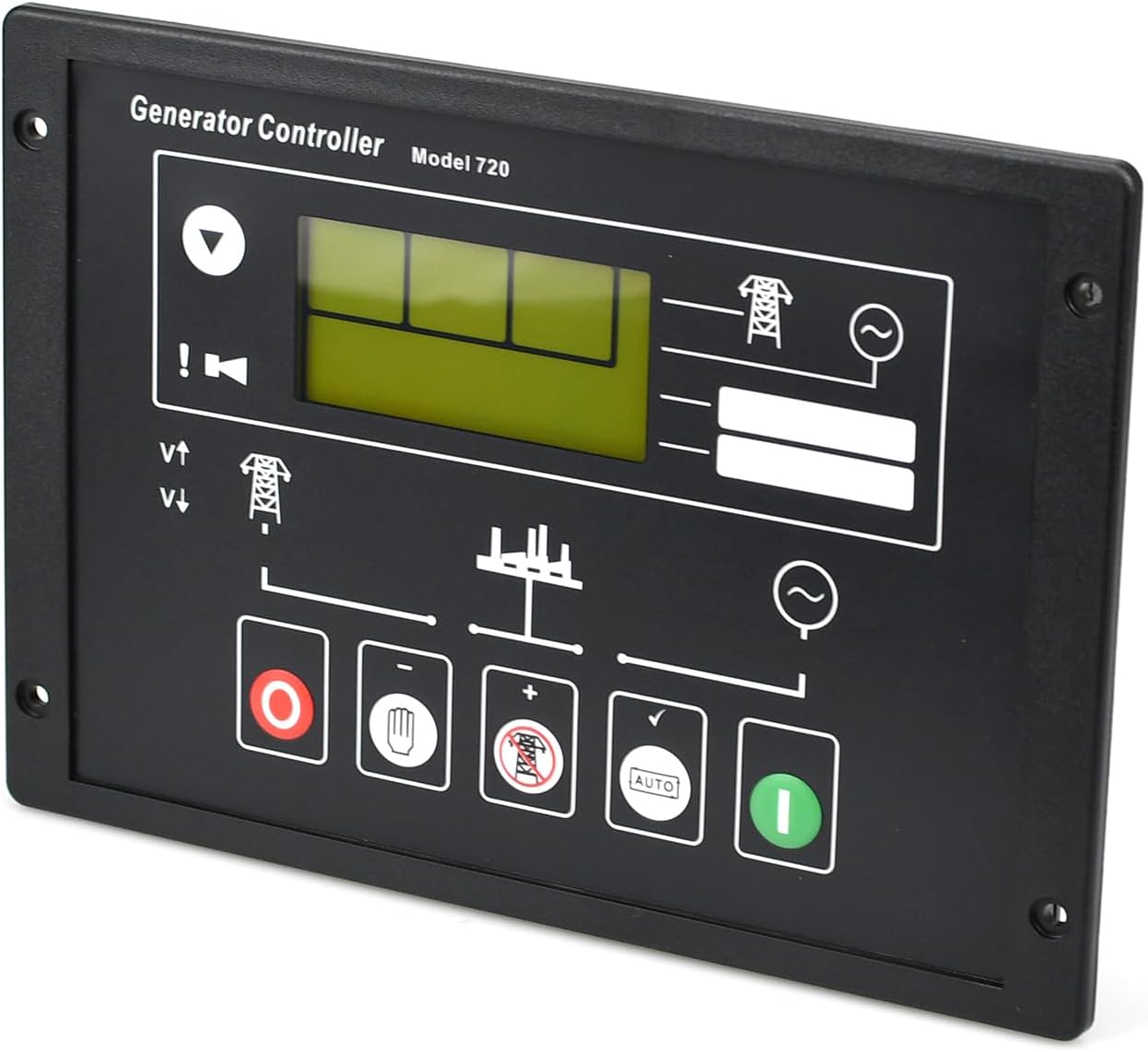 DSE720 AMF Auto Controller,Generator Auto Start Control Panel Controller,for Engine Motor Alternator Generator Genset Protecting Control Module