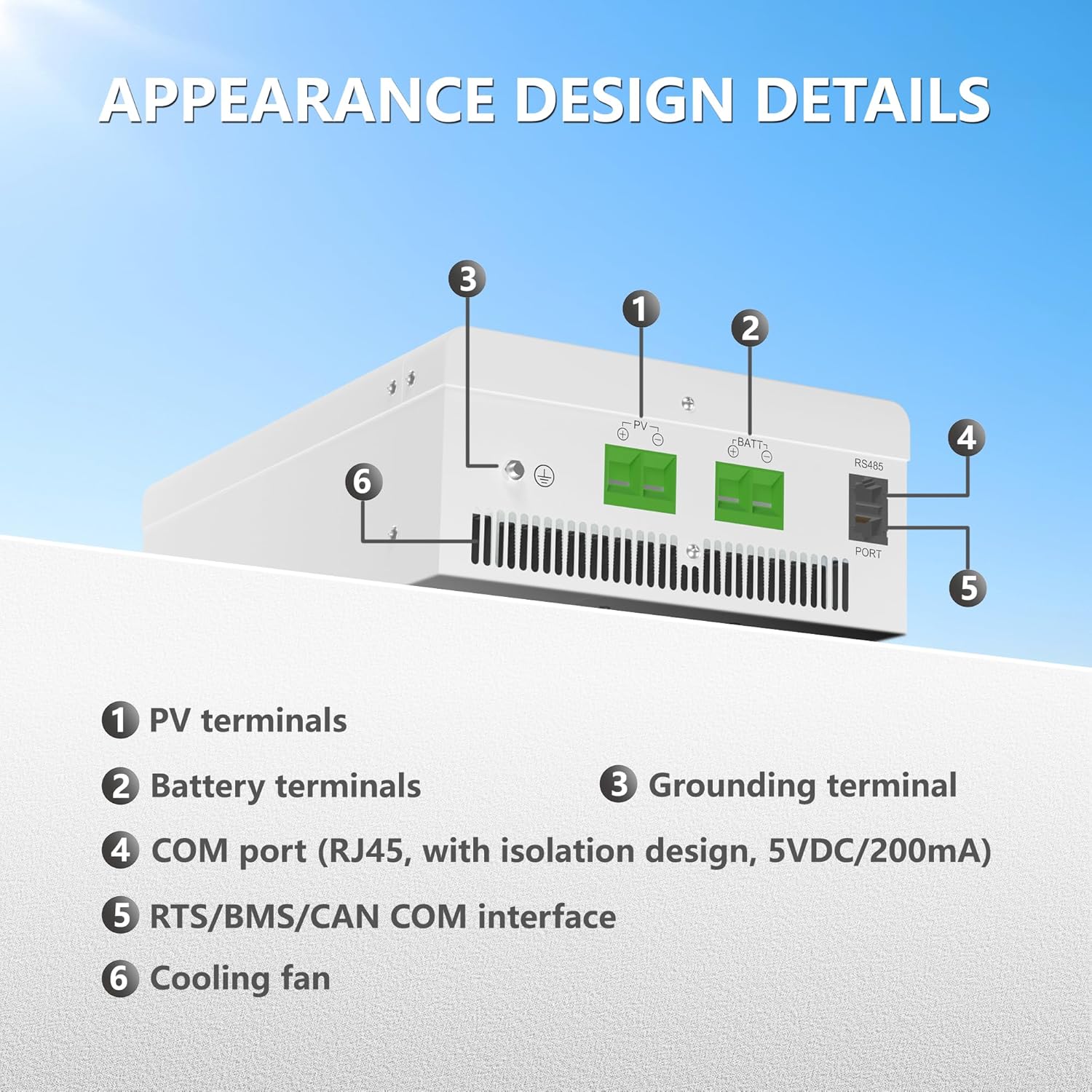 Epever 80A Mppt Solar Charge Controller TEP Series 12v/24v/48v Battery System Max PV 150V Works with Lifepo4 Batteries
