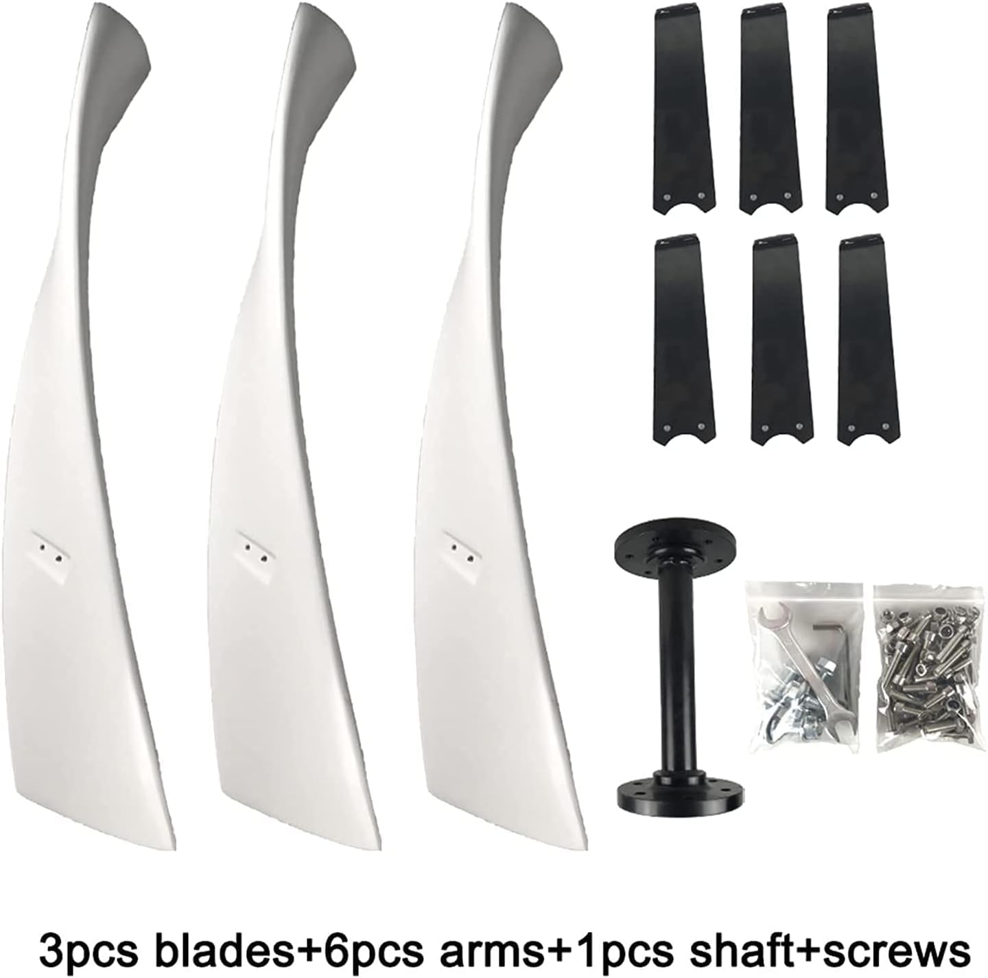 3000 W Vertical Wind Turbine Wind Turbine Magnetic Floating Upright Wind Generator for Home Farm Street Lamps Windmill Home Ship