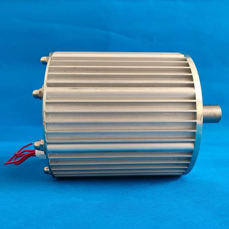 Wind Turbine Generator Kit, Low RPM Speed 10kw 20kw 30kw 500RPM 48V 96V Gearless Permanent Magnet Generator AC Alternators Use For Wind/Water Turbine for Hybrid Solar Wind System(With Base,96V_20000W)