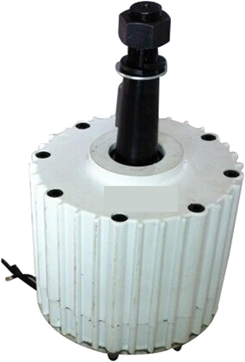 Wind Turbine Generator Kit, 1000W 500RPM 48V 96V Permanent Magnet Generator AC Alternator for Vertical Or Horizontal Wind Turbine for Hybrid Solar Wind System(96VAC)