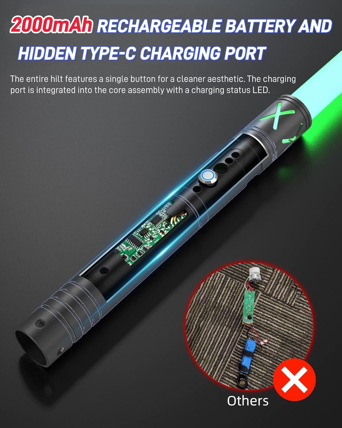 Lorsaberus Light Saber for Adult 2 in 1 Dueling Light Sabers for Kids 41 inch Metal Light Saber with 12 RGB Colors Real Light Sabers Toys for Christmas Halloween Cosplay Birthday Gift 2 Packs