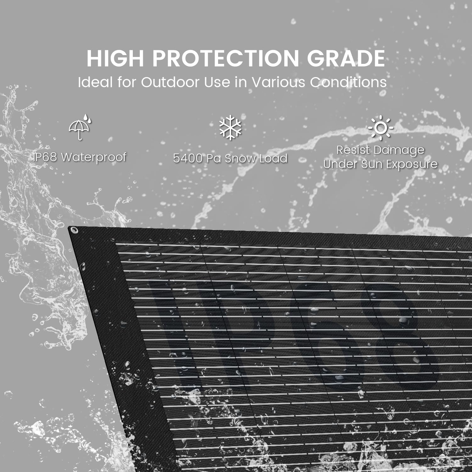 100 Watt Flexible Solar Panel 12V Monocrystalline 100W 12 Volt Semi-Flex ETFE Solar Panel Charger Off-Grid for Marine RV Trailer Boat Cabin Van Car Uneven Surfaces