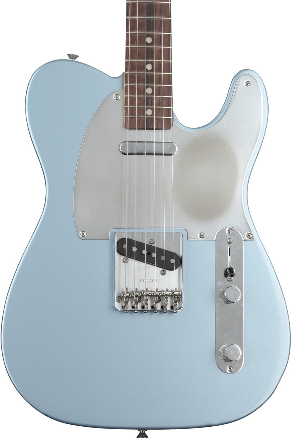 Fender Chrissie Hynde Telecaster Electric Guitar, with 2-Year Warranty, Ice Blue Metallic, Rosewood Fingerboard