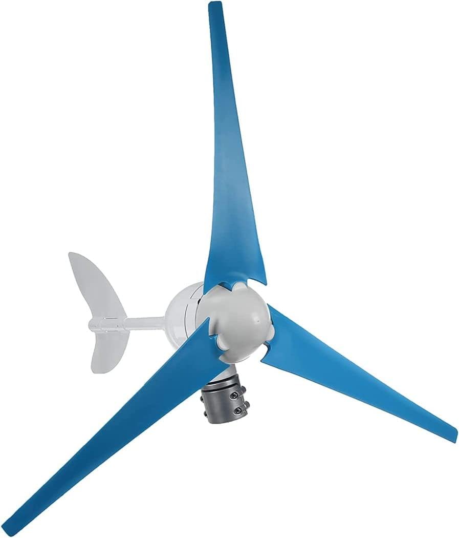 LiuSj JUnSt 10000W Wind Turbine Generator Kit, with Controlle 3 Blades Home Wind Turbines Kit for Home Camping(Blue)