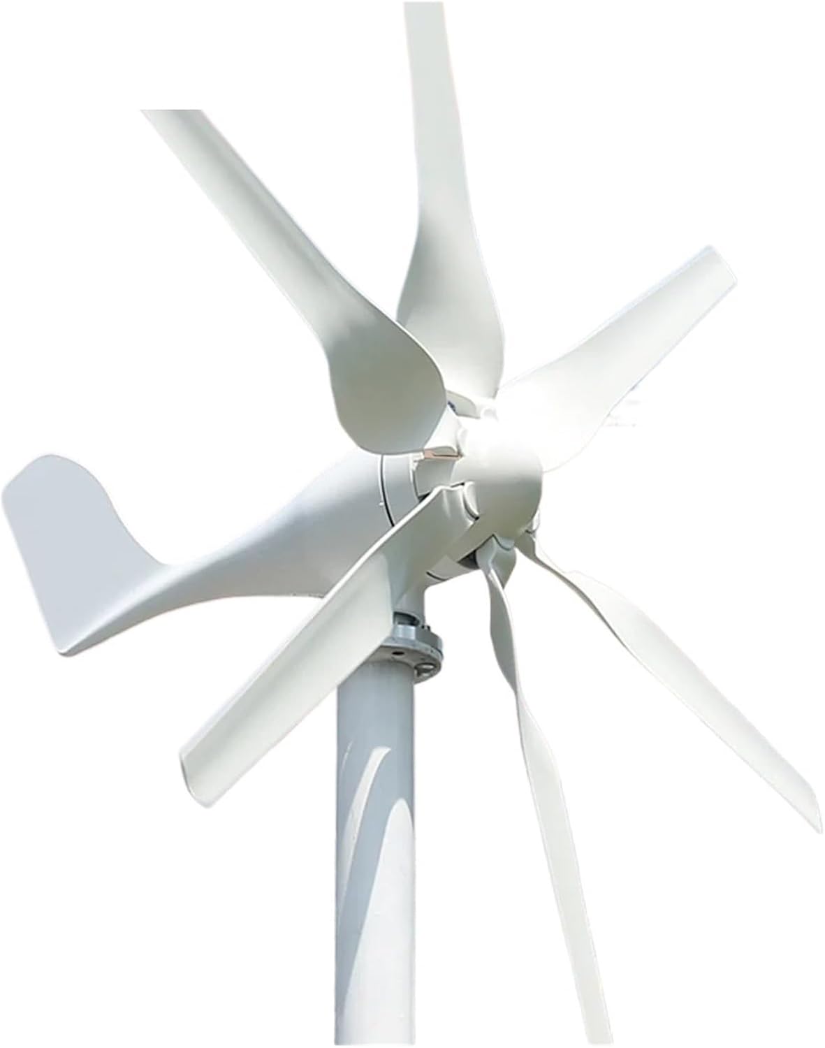 2000W Windmill 12V 24V 48V 6 Blades Wind Turbine Generator with MPPT Controller Low Start Wind Speed Home Appliance Low Starting Speed for Home(Wind Turbine Only,12V)