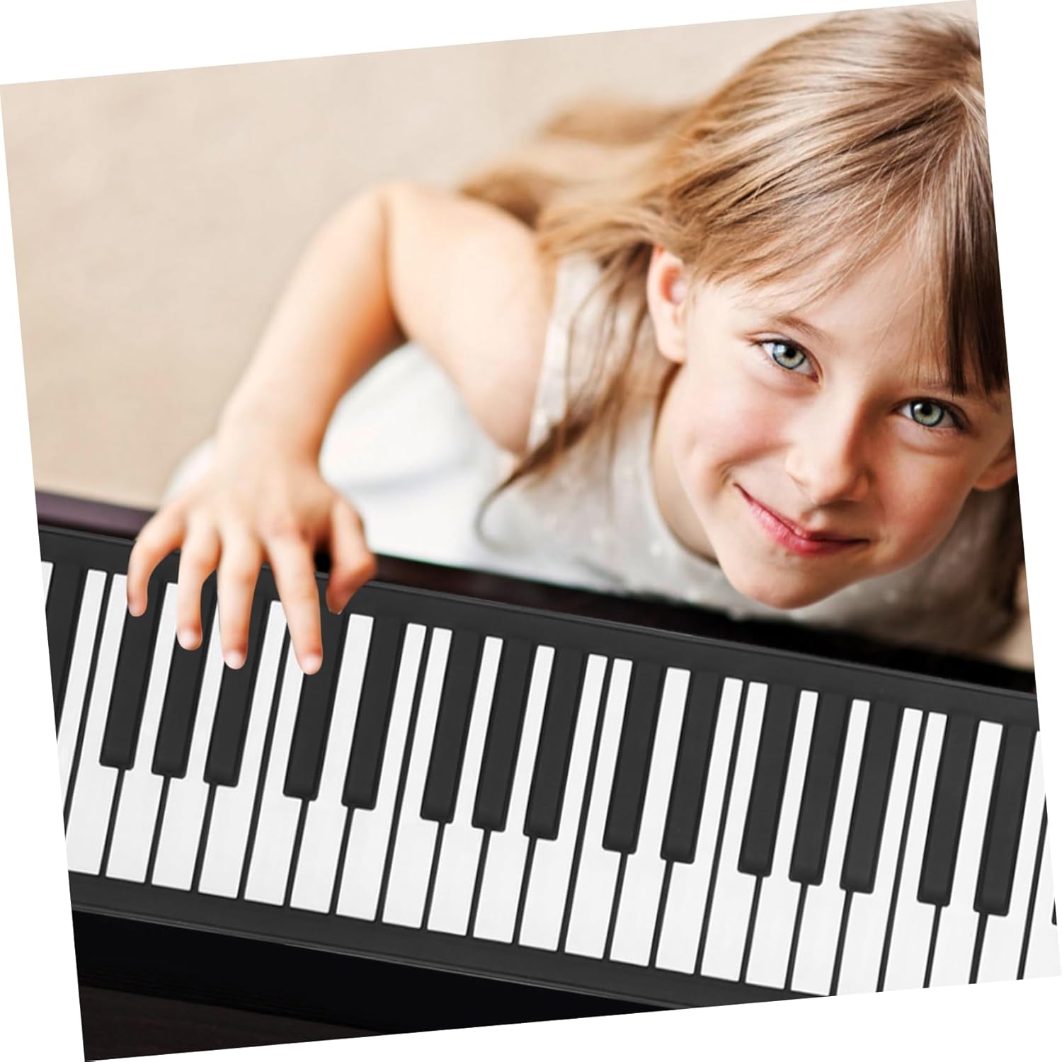 Foldable Keys Roll up Piano Keyboard with Speaker Portable Silicone Electronic Hand Roll Piano for Music Practice Travel Musicians and Beginners