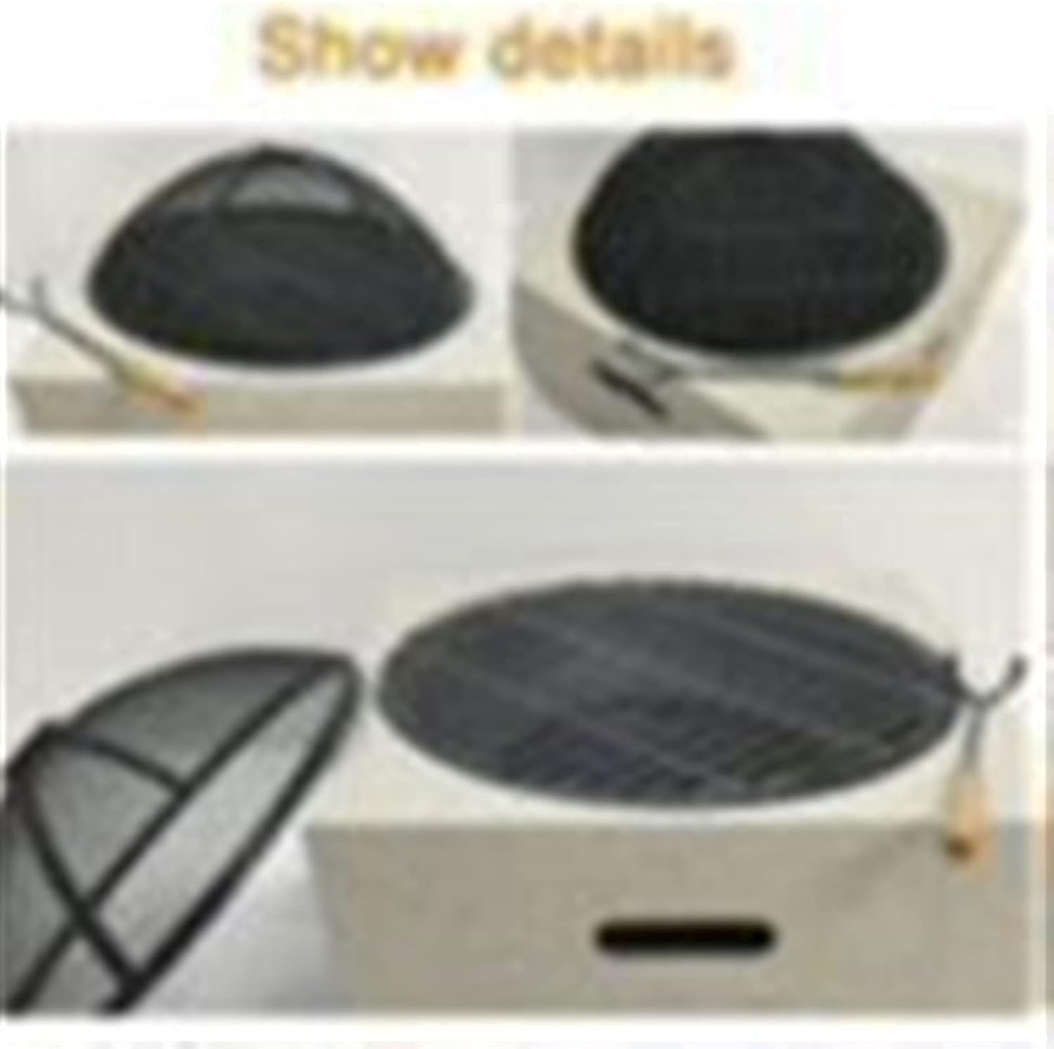 Fire Pit Wood-Burning fire Pit, Bonfire Wood-Burning Terrace and Backyard fire Pit, Used for Outdoor Cooking Grill