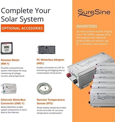 Morningstar SunSaver Duo 25A PWM Solar Charge Controller (SSD-25) - Solar Panel Regulator for Two 12V Batteries, Adjustable Charge Settings, Great for RVs/Boats, 5 Year WTY - Designed in The USA