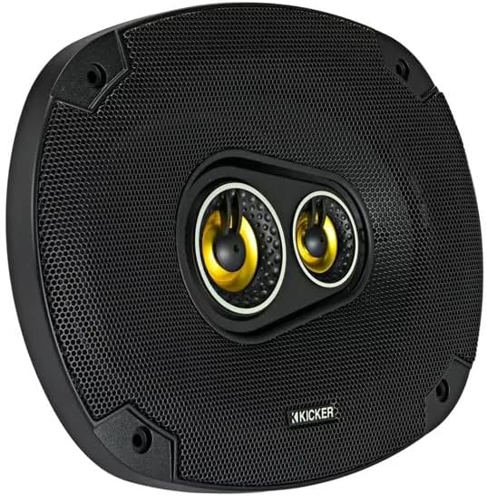 Kicker CS Series 150 Watt 6 x 9 Inch Car Audio Coaxial Speaker Pair, Black