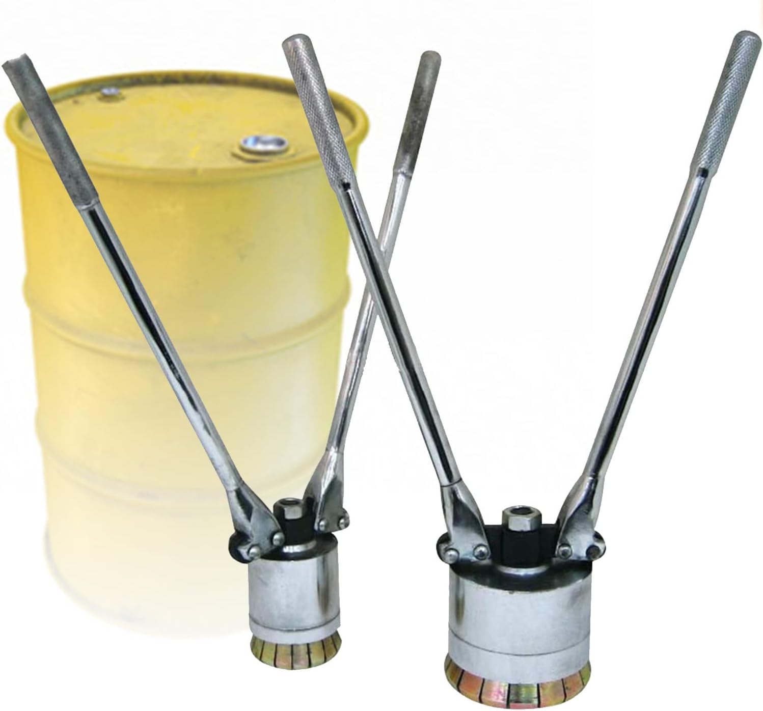 200L Oil Drum Pressure Cap Sealing Barrel Crimping Tool, 35&70Mm Crimper Sealer, 53 Gallon Manual Oil Barrel Sealing Machine,Large-Large