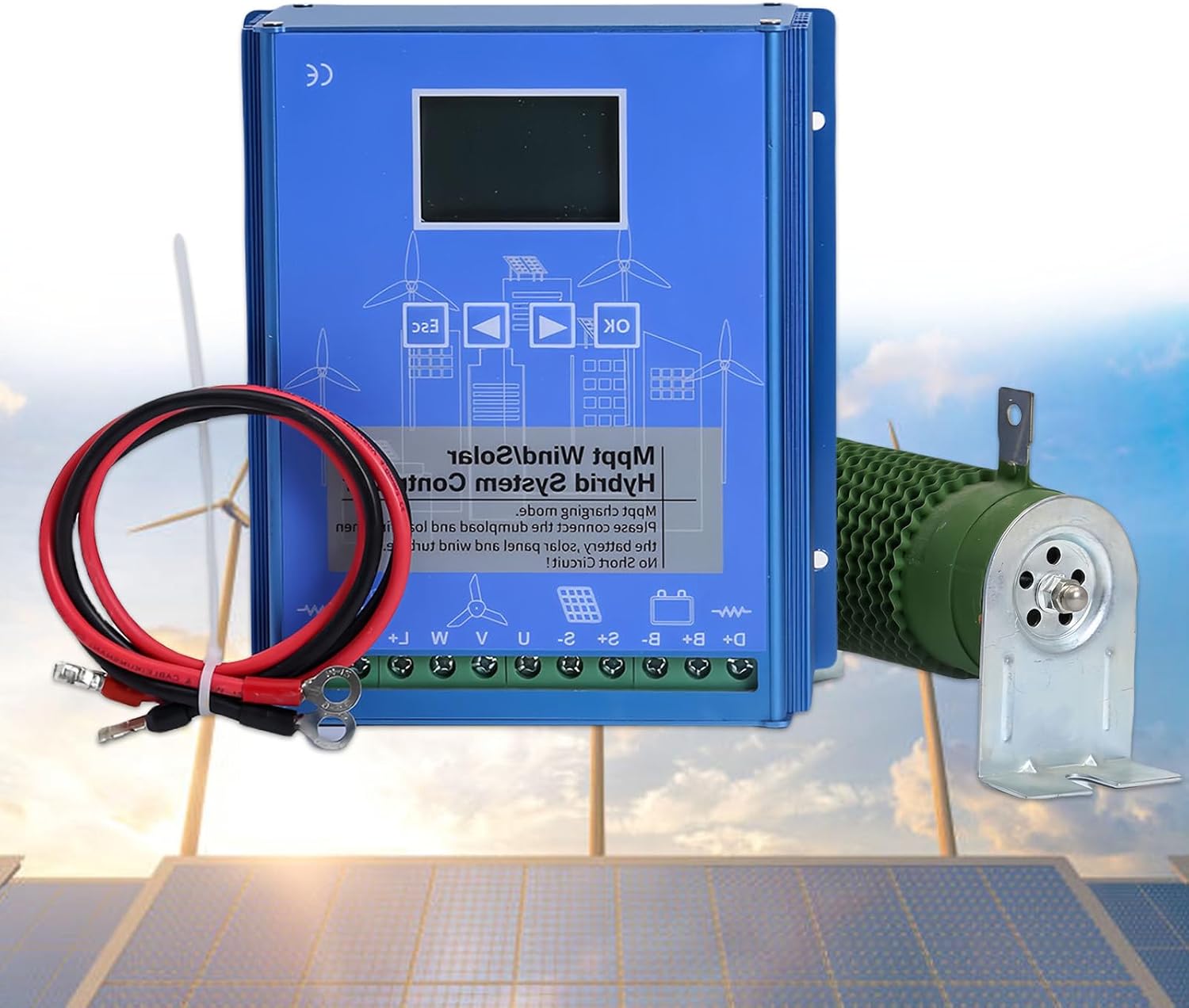 Wind Solar Hybrid Charge Controller 12v/24v/48v, Mppt Automatic Switching Regulator Wind Solar Hybrid Boost Controller, Hybrid Charge Controller. 24V-13000W
