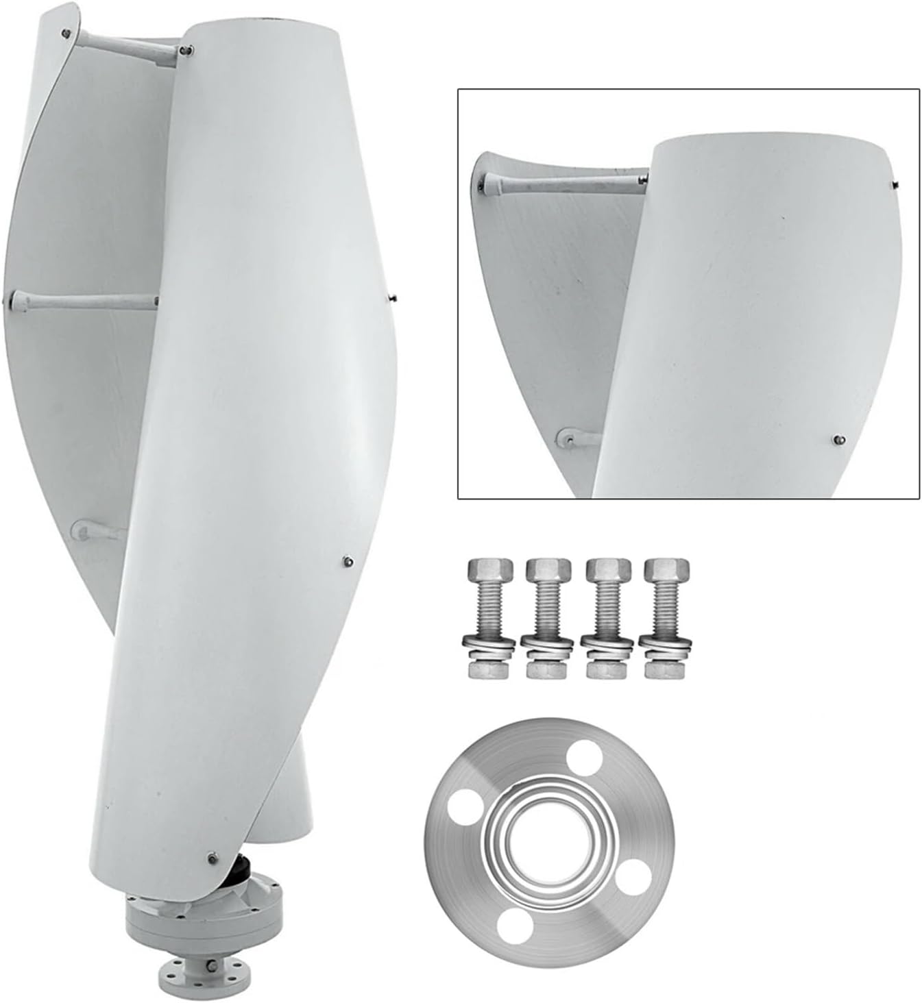 Wind Turbine Generator Kit, Magnetic Levitation Axis Vertical Wind Turbine nerator with Controller 12V for Hybrid Solar Wind System