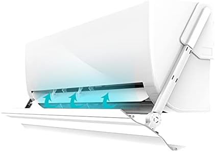 Air Conditioner Wind Deflector, Wind Deflector Adjustable Wind Direction Anti-Direct Blowing Wind Deflector General Deflector for Home Office and Office Air Conditioner,120CM