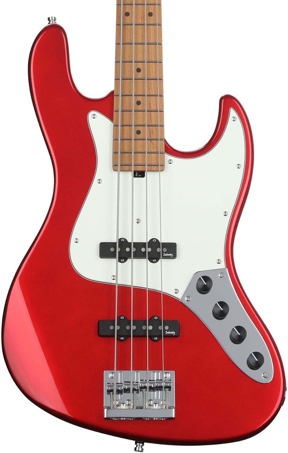 Sadowsky MetroExpress Vintage JJ Bass Guitar - Candy Apple Red Metallic