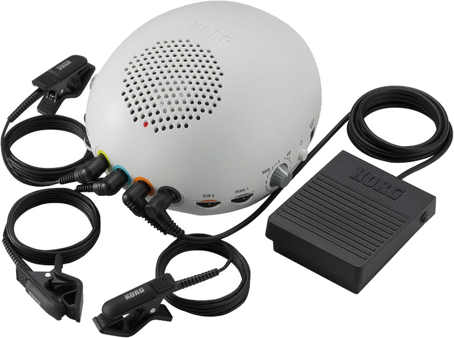 Korg CLIPHIT 1-Piece Drum Set in White