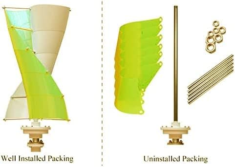 Wind Generator Turbine, 9000W Withhigh Power Wind Turbine Vertical Axis Auto Windward Lantern Wind Generator Kit for Home, Boat