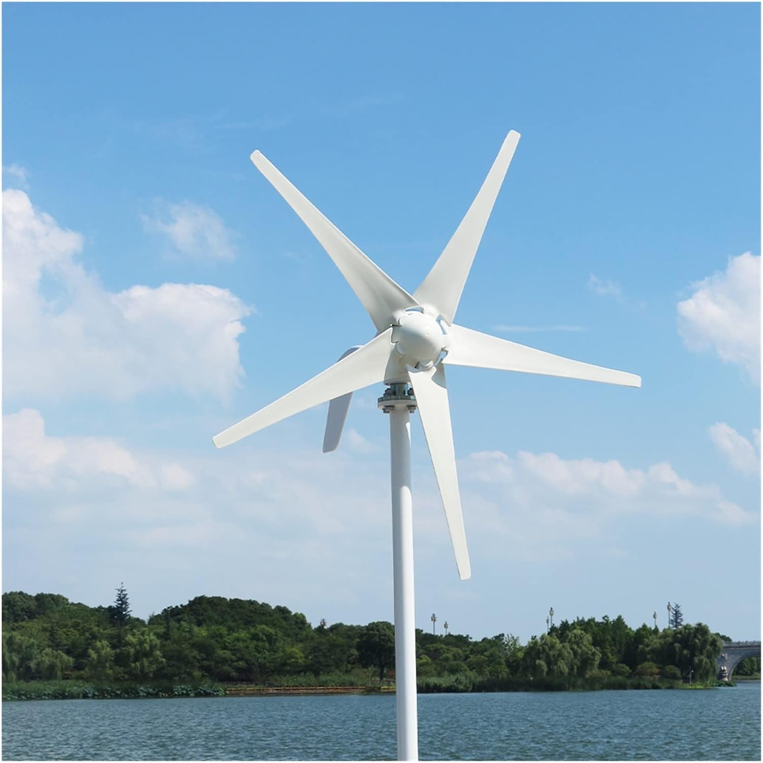 Wind Turbine Wind Turbine Generator 400w 600w 800w Free Energy Horizontal Wind Turbine Generator 12/24V With Controller (Color : 3, Size : TURBINE ONLY_24V), 1005001396020243